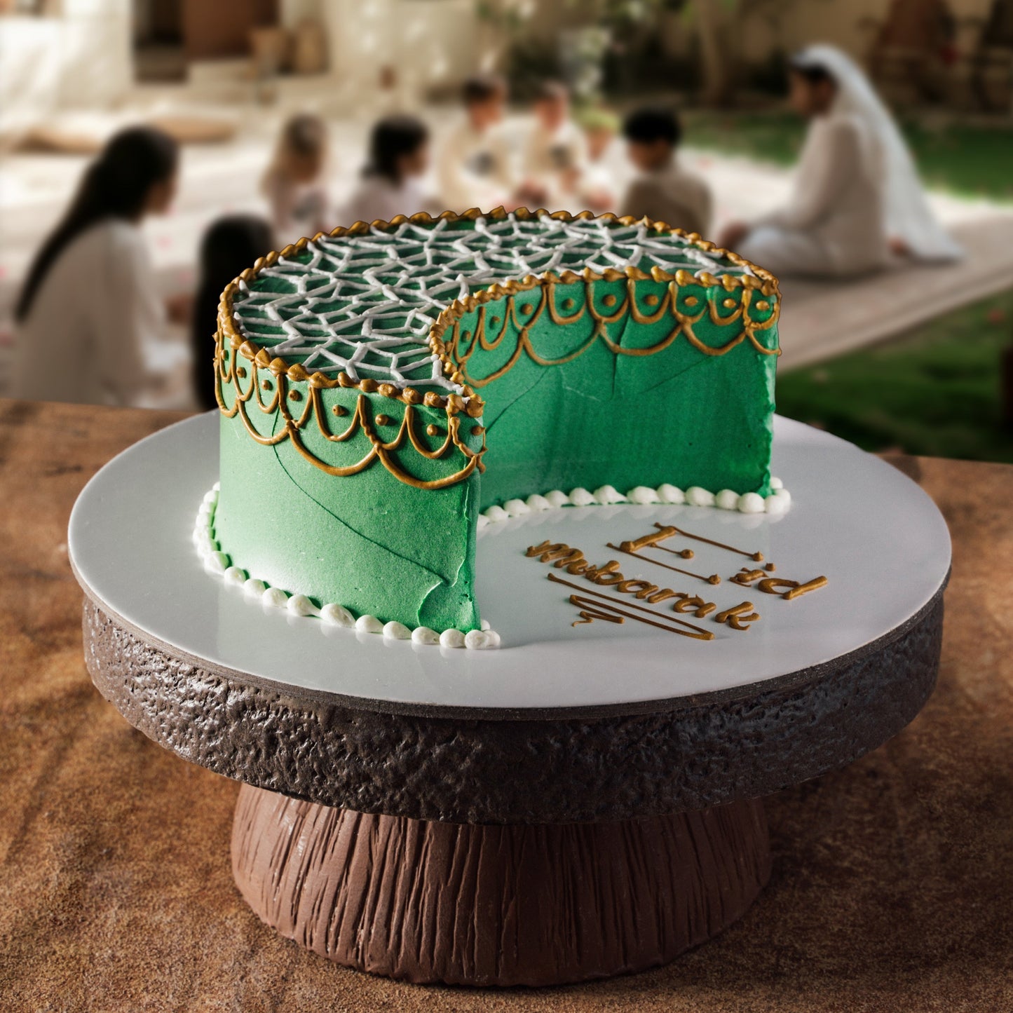 Eid crescent Cake