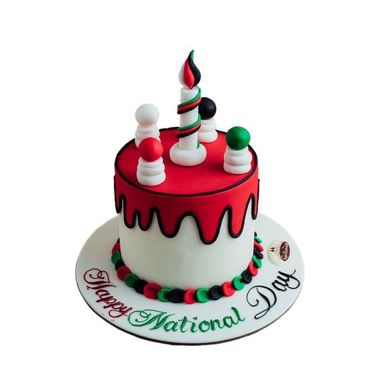Candle National Day Cake