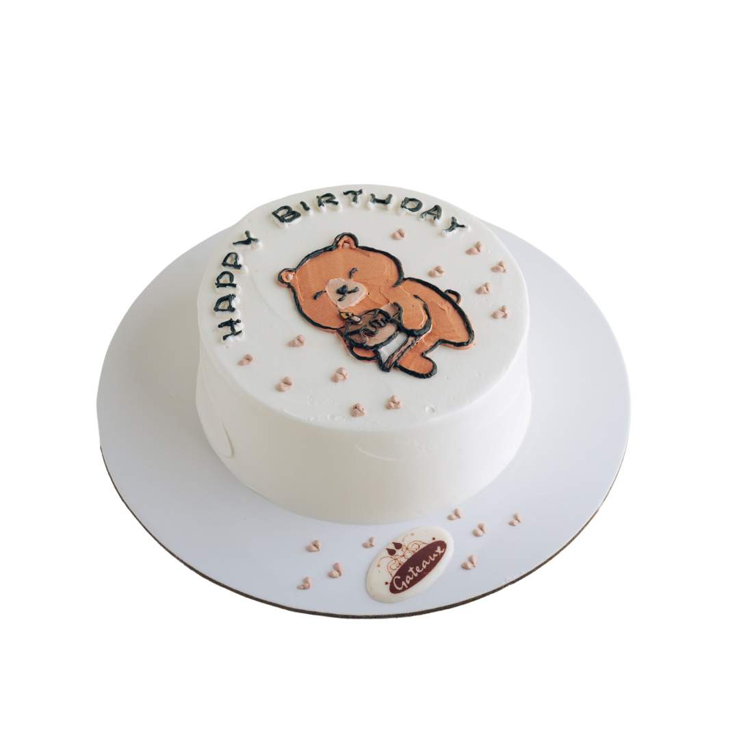 Bear Birthday Mini Cake 2