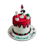 Candles-UAENationalDayCake