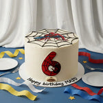 Climbing Web Number Cake