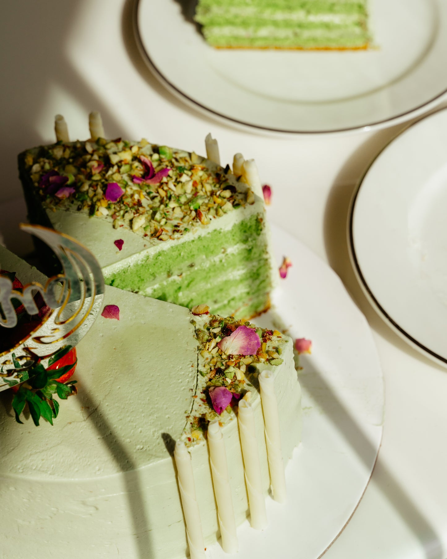 Pistachio Eid Cake