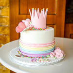 Rainbow-Crown-Cake