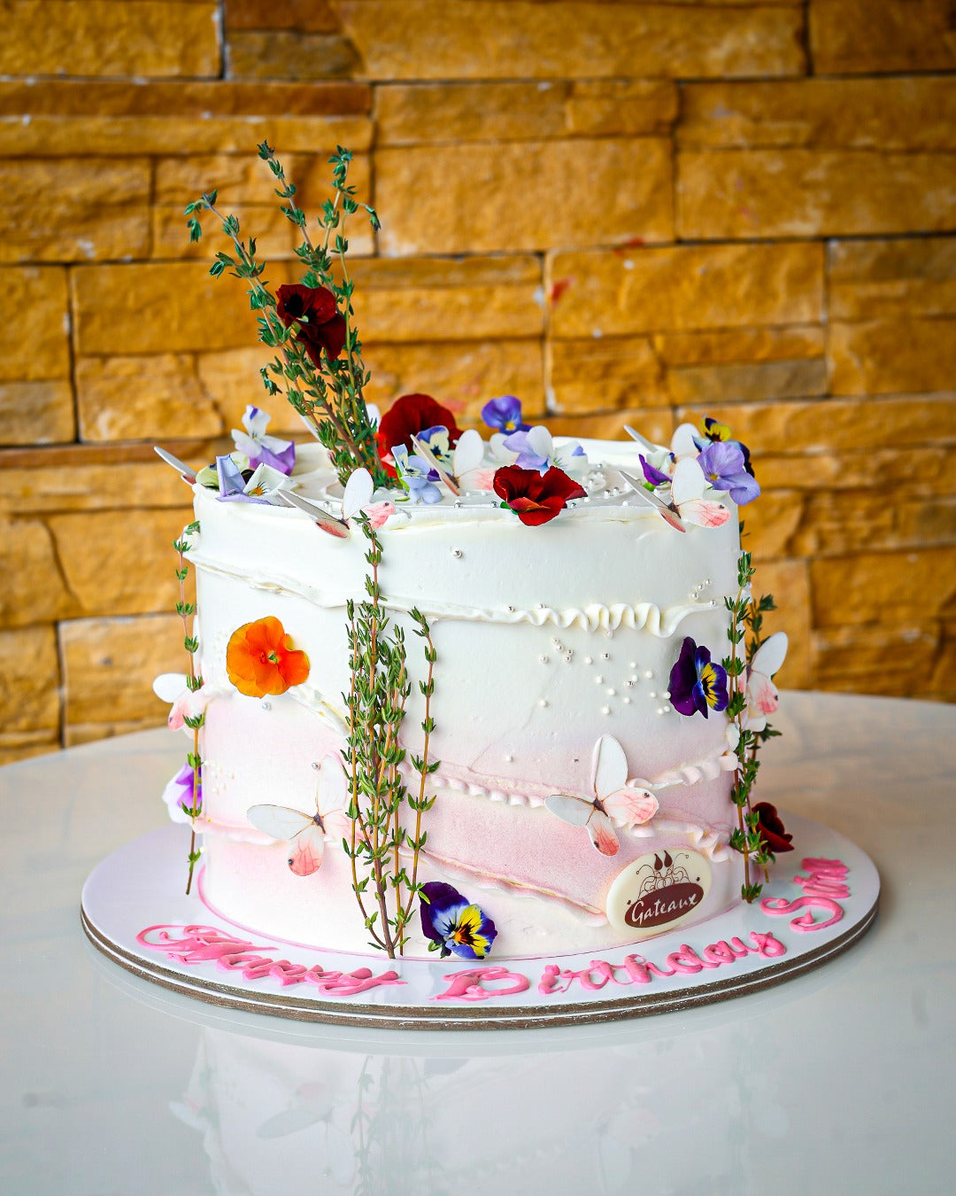 Colorful Flower Cake