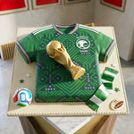 Saudi Jersey World Cup Cake