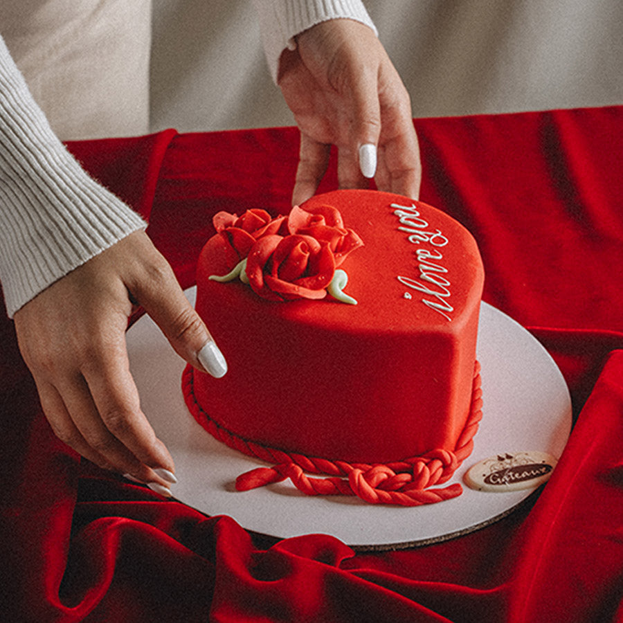 Romantic Heart Cake