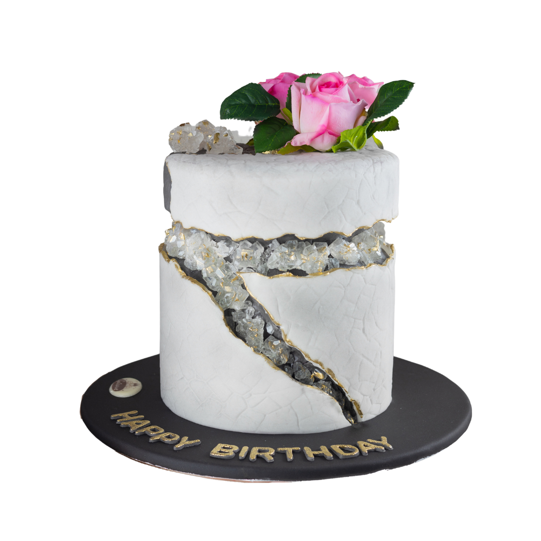Flower Diamond Birthday Cak+E5e