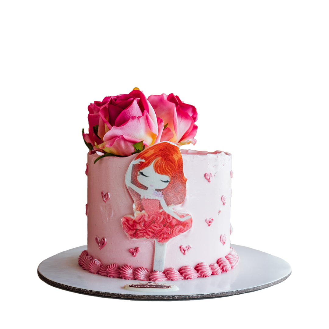 Princess Flower  Birthday Cake