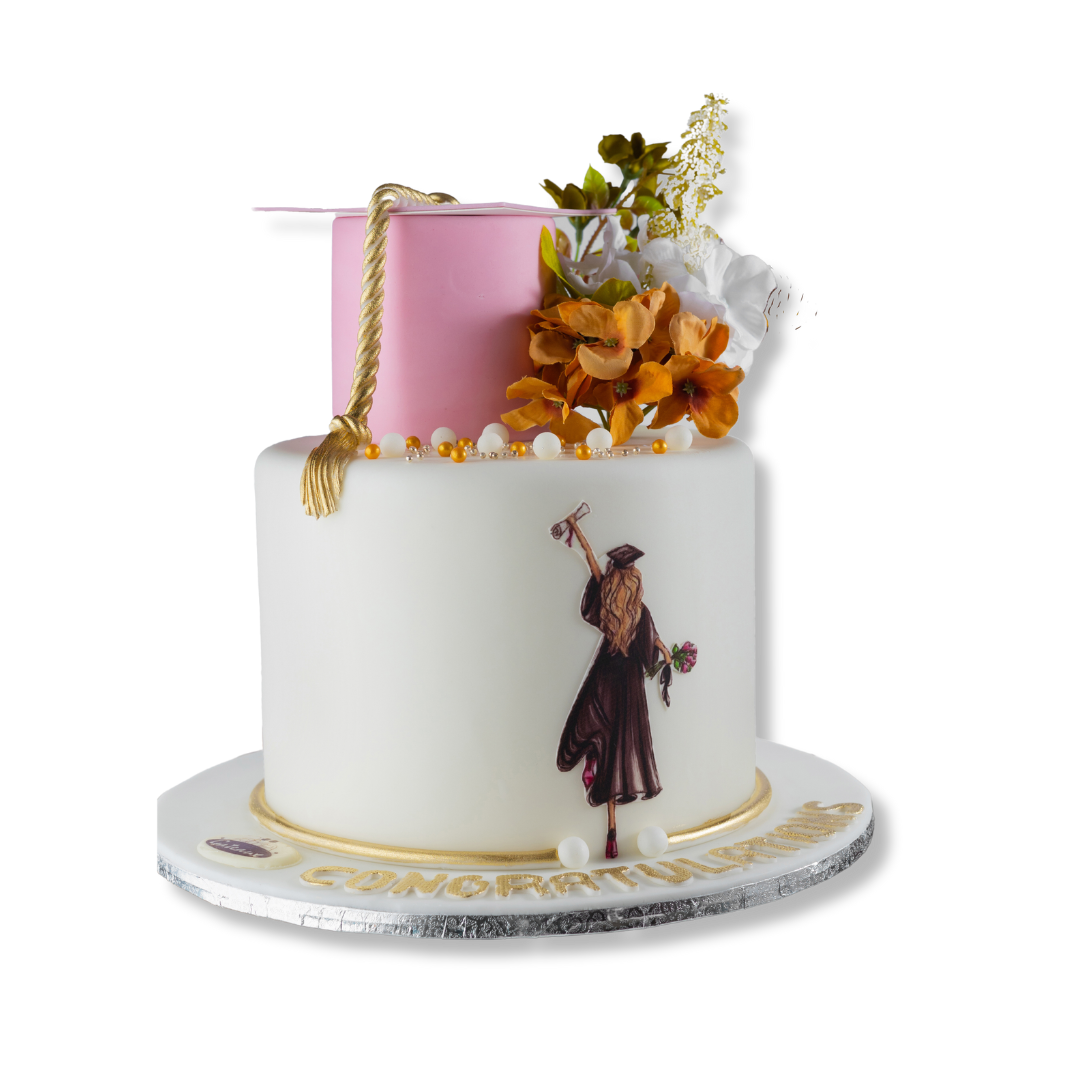 Joy Graduation Cake