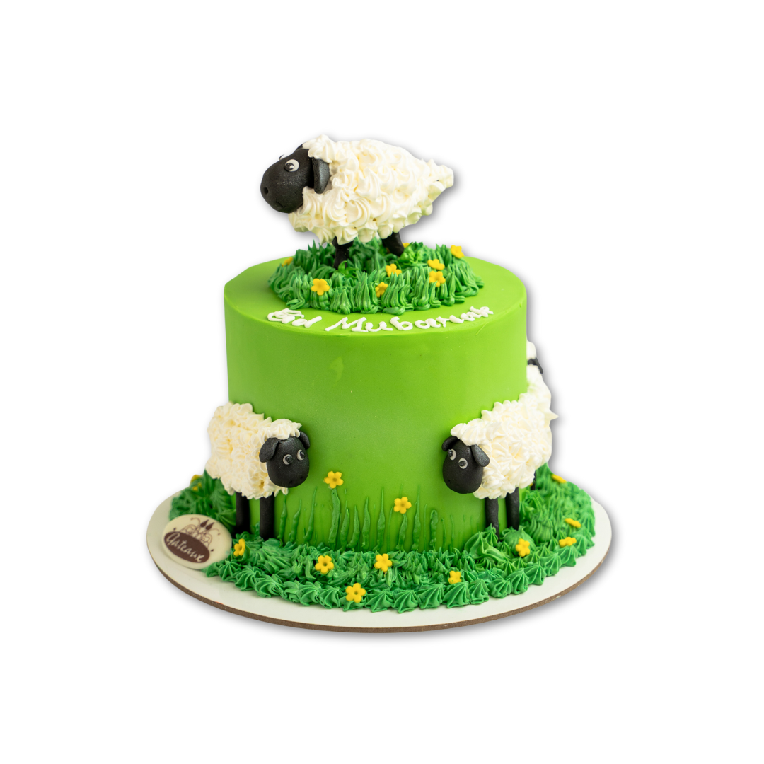 Farm Sheep Eid Cake