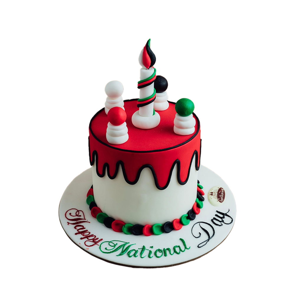 Candles - UAE National Day Cake
