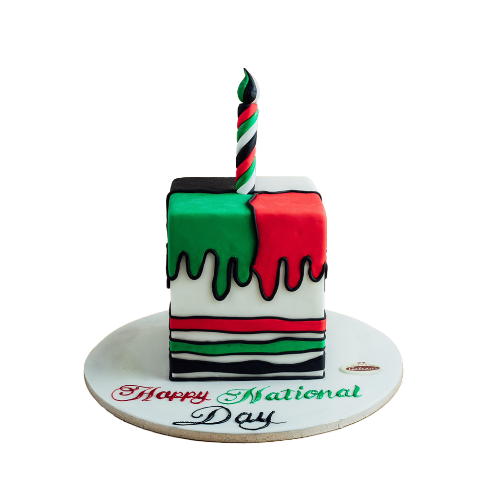 The Cube UAE National Day Cake