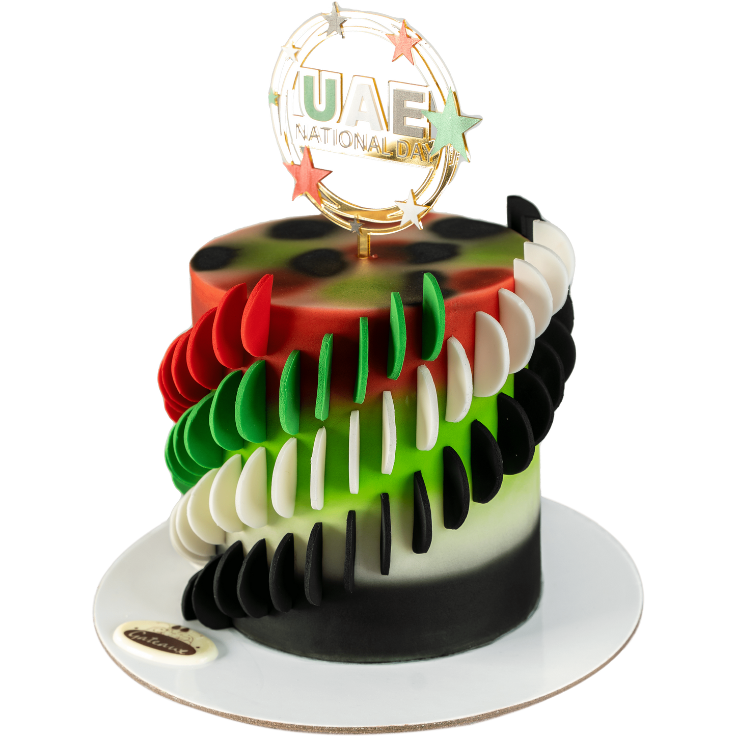 UAE National Drip Cake