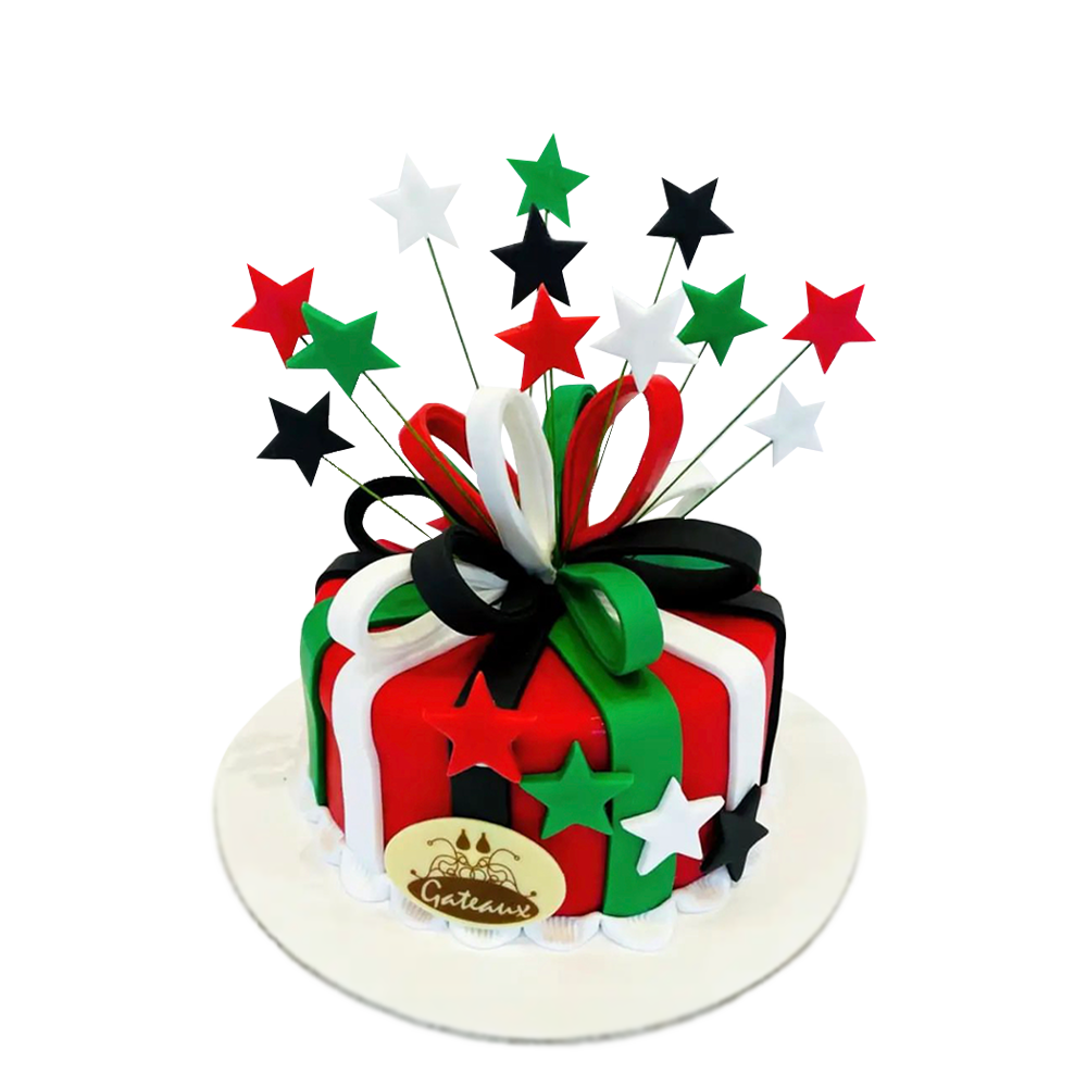 Gift Box - UAE National Day Cake