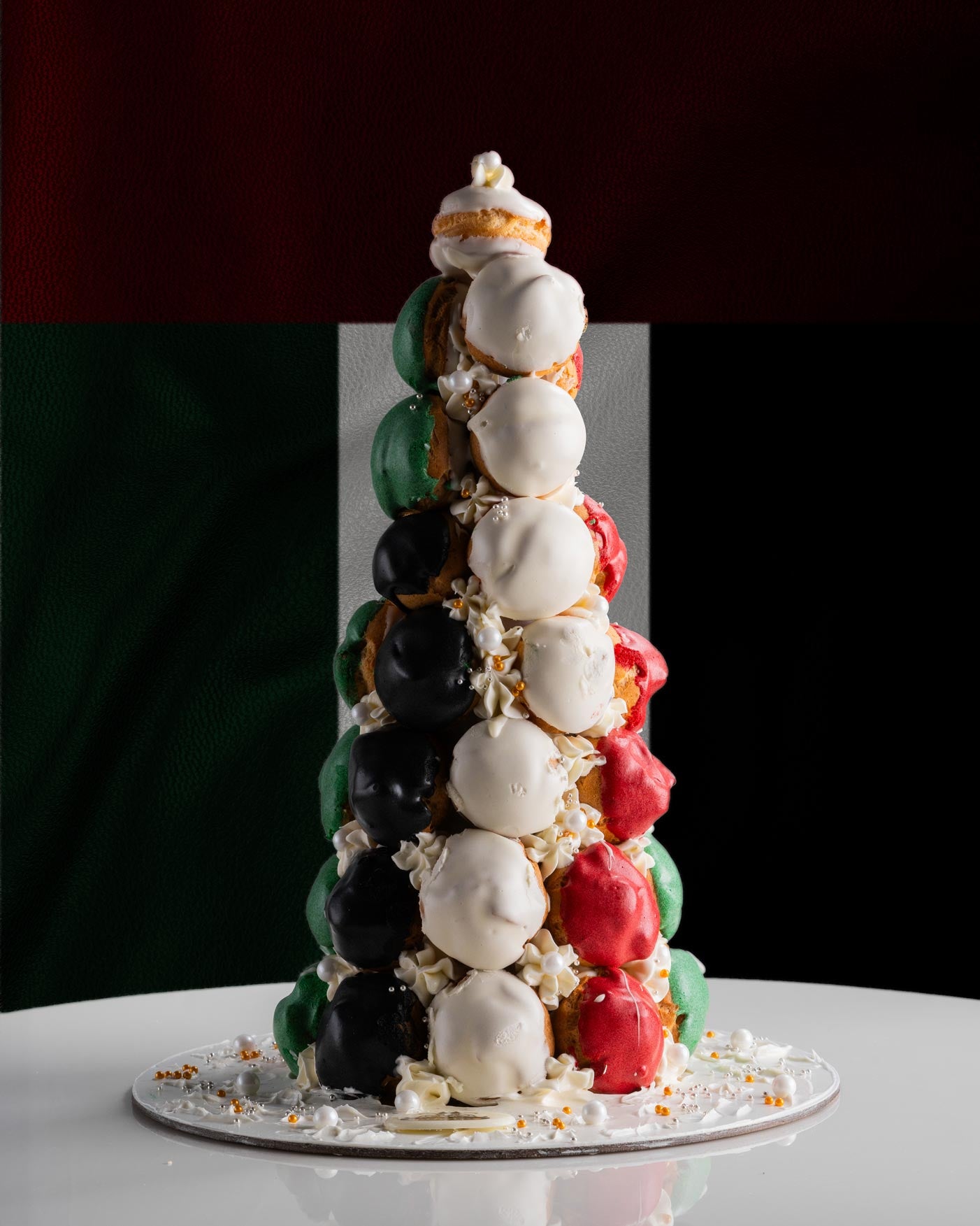 Flag Day Profiteroles