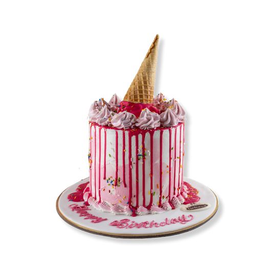 Pink Birthday Cake