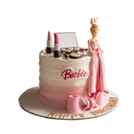 Barbie Makeup Birthday Cake
