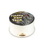 Big Fireworks New Year Cake