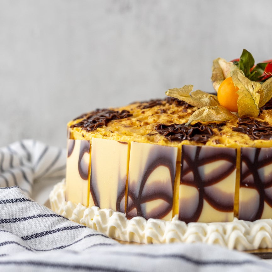 Mango Honey Comb Cake
