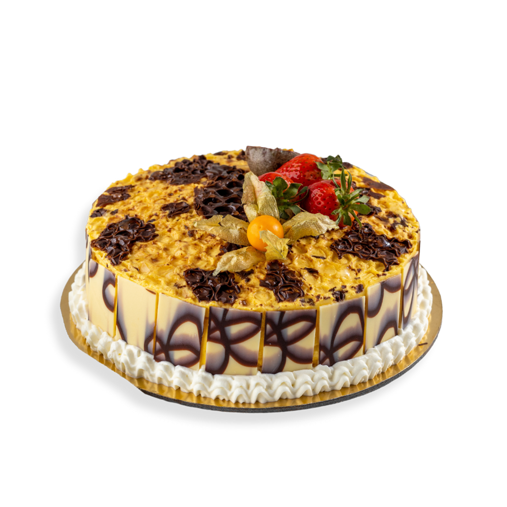 Mango Honey Comb Cake