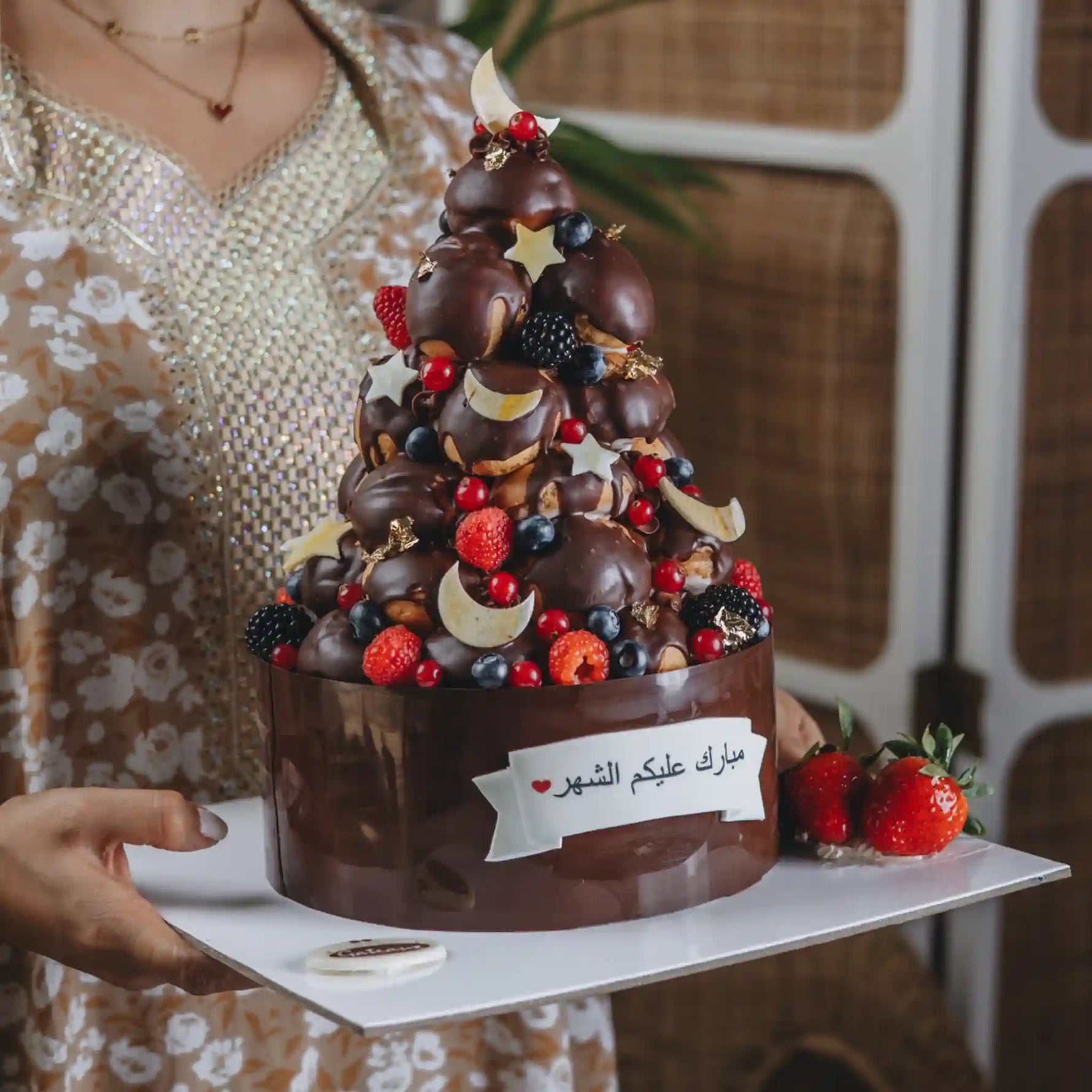 Profiteroles-Ramadan-Cake