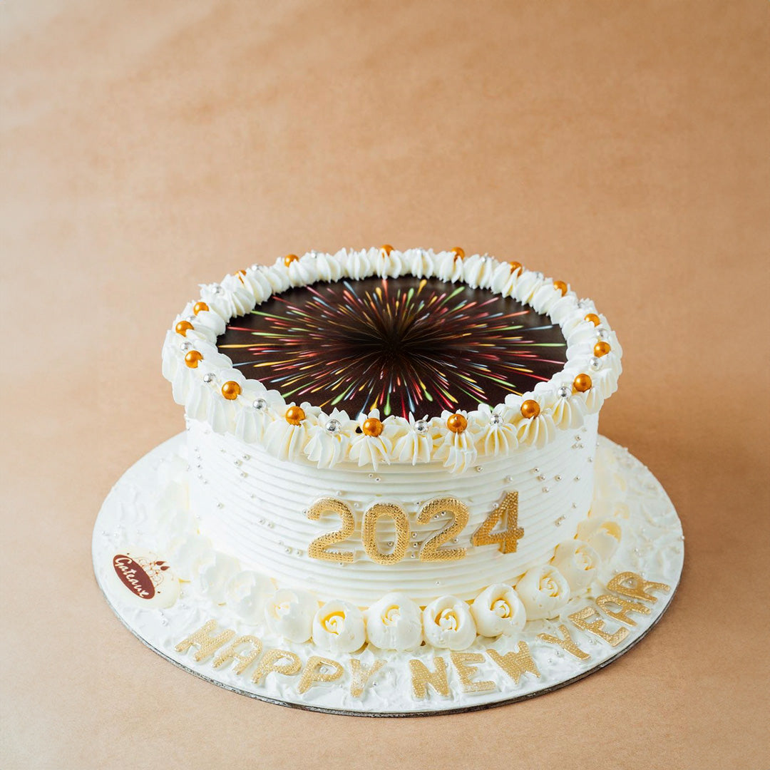 Sparkly New Year Cake