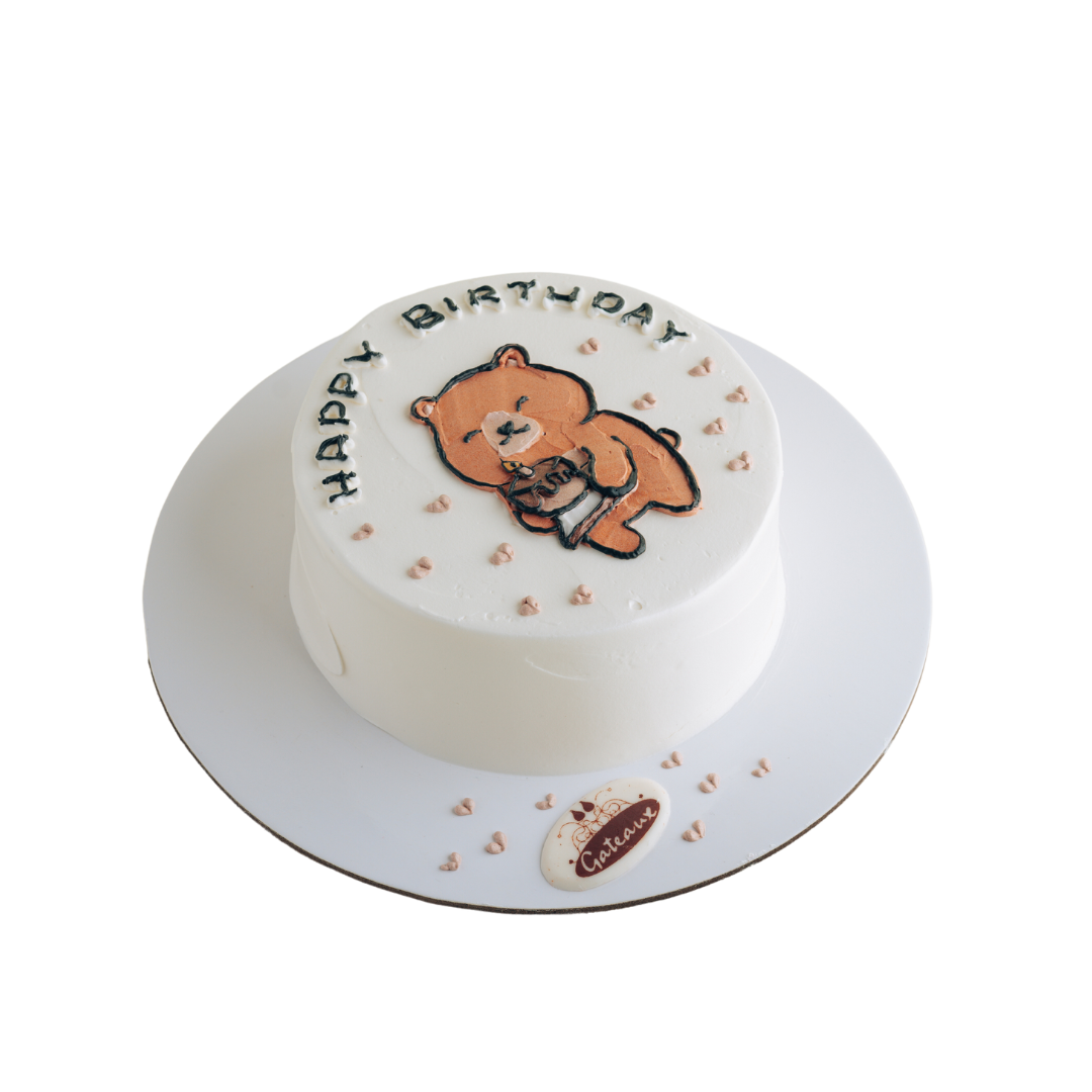 Teddy Bear Birthday Cake V2
