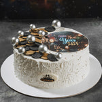 Time To Celebrate New Year Cake