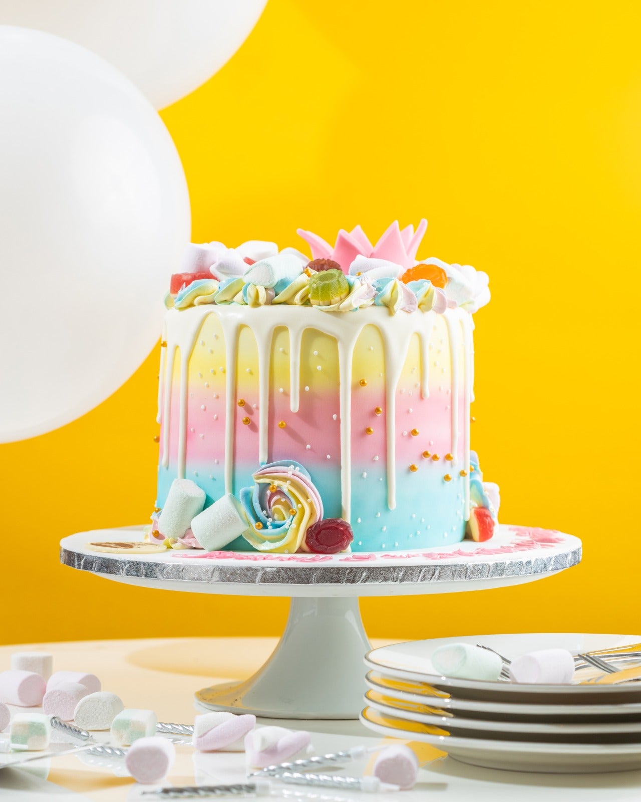 Wonder Rainbow Birthday Cake