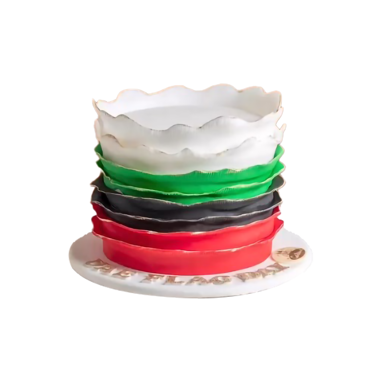 Rose Paper - UAE National Day Cake